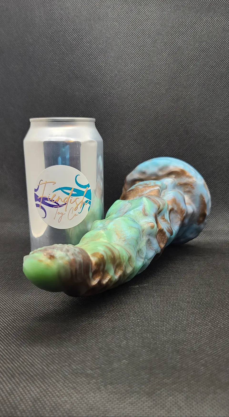 Killian - Large platinum cure silicone fantasy Adult sex toy. v2, See description. FiendishToyCo