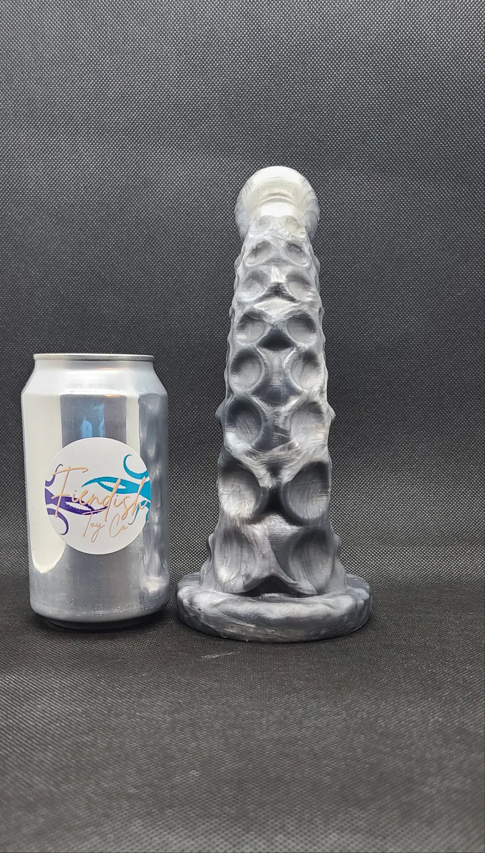 Killian - Large platinum cure silicone fantasy Adult sex toy. v2, See description. FiendishToyCo