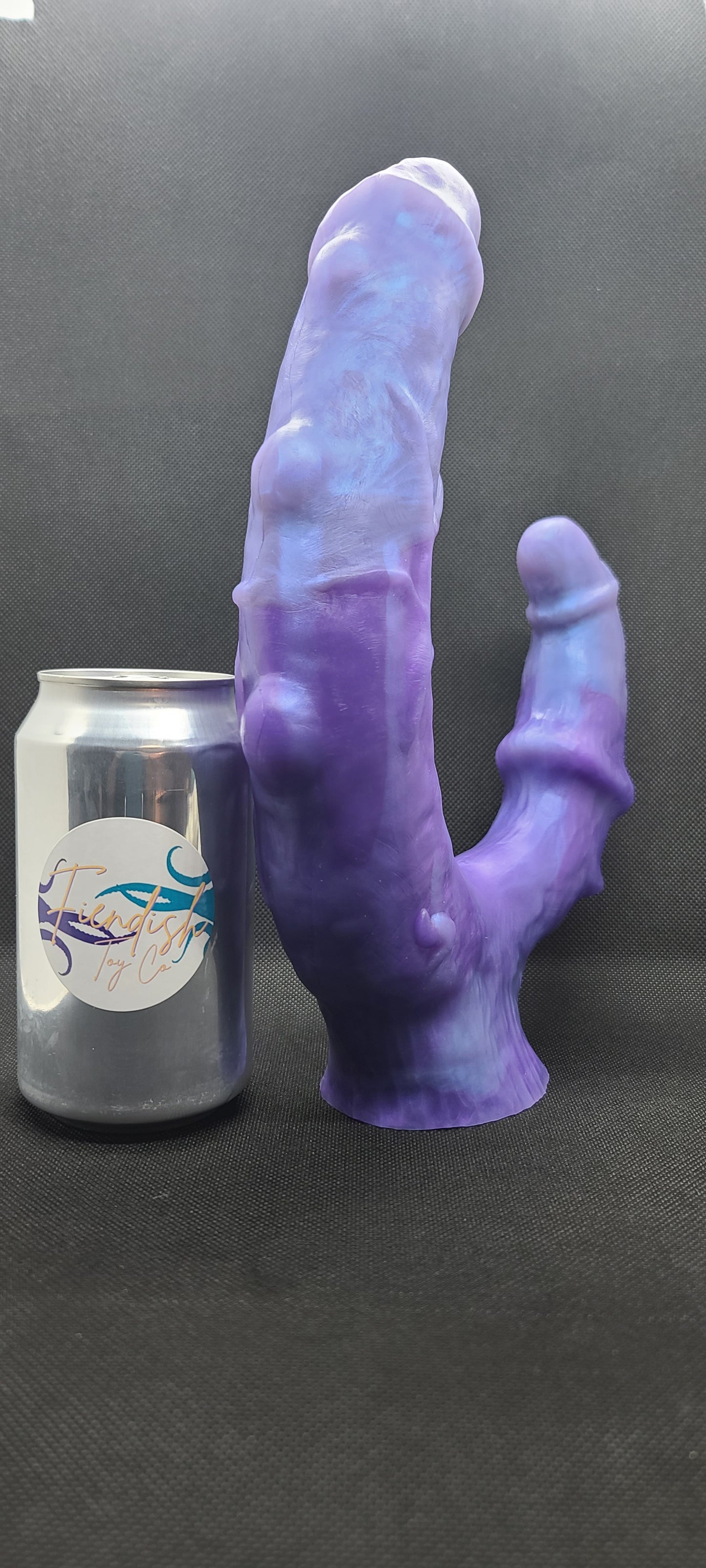 The Queens Scepter - platinum cure silicone fantasy Adult sex toy.