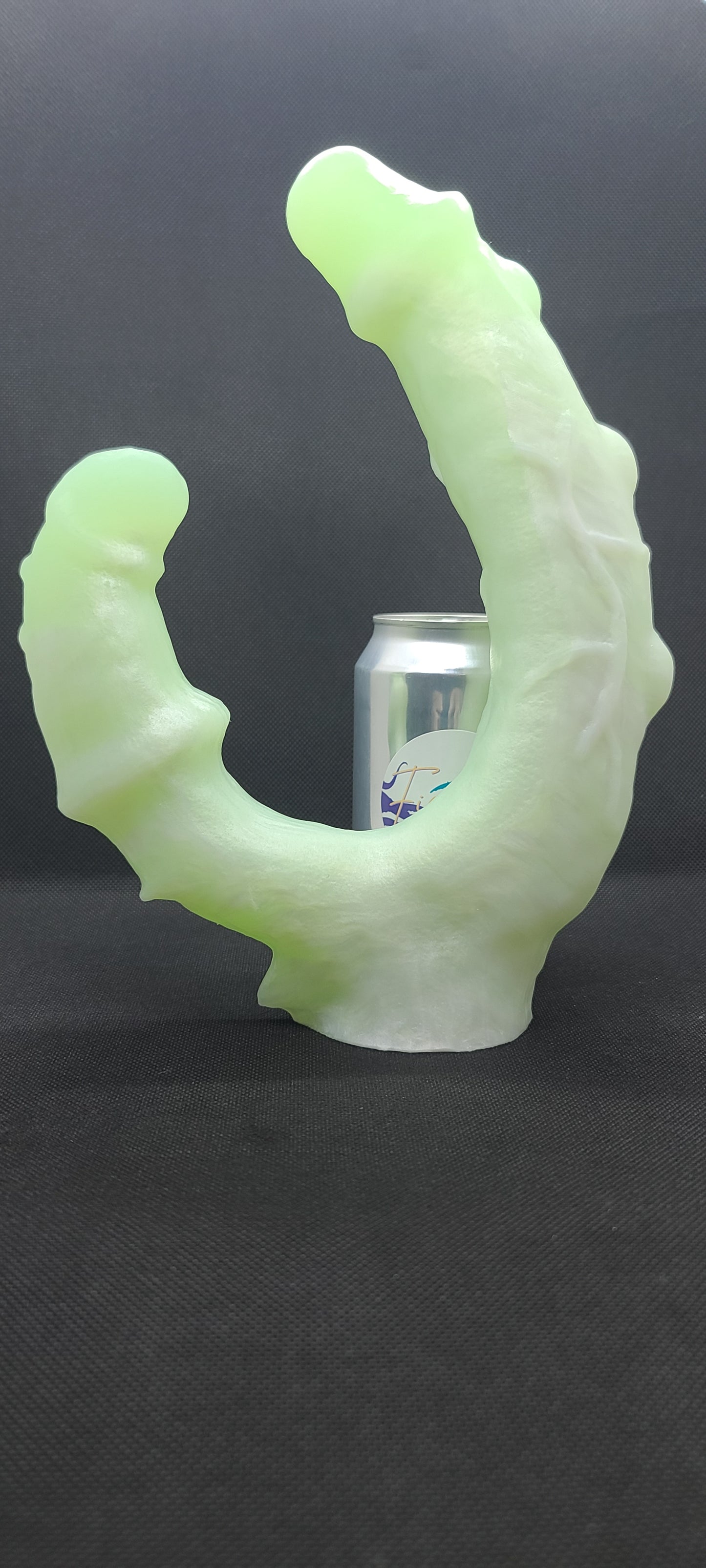 The Queens Scepter - platinum cure silicone fantasy Adult sex toy.