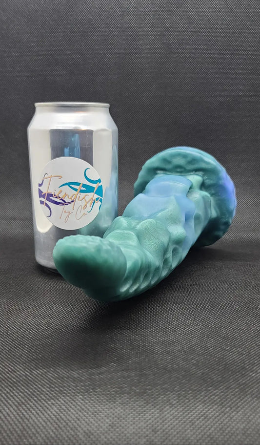 Killian - Large platinum cure silicone fantasy Adult sex toy. v2, See description. FiendishToyCo