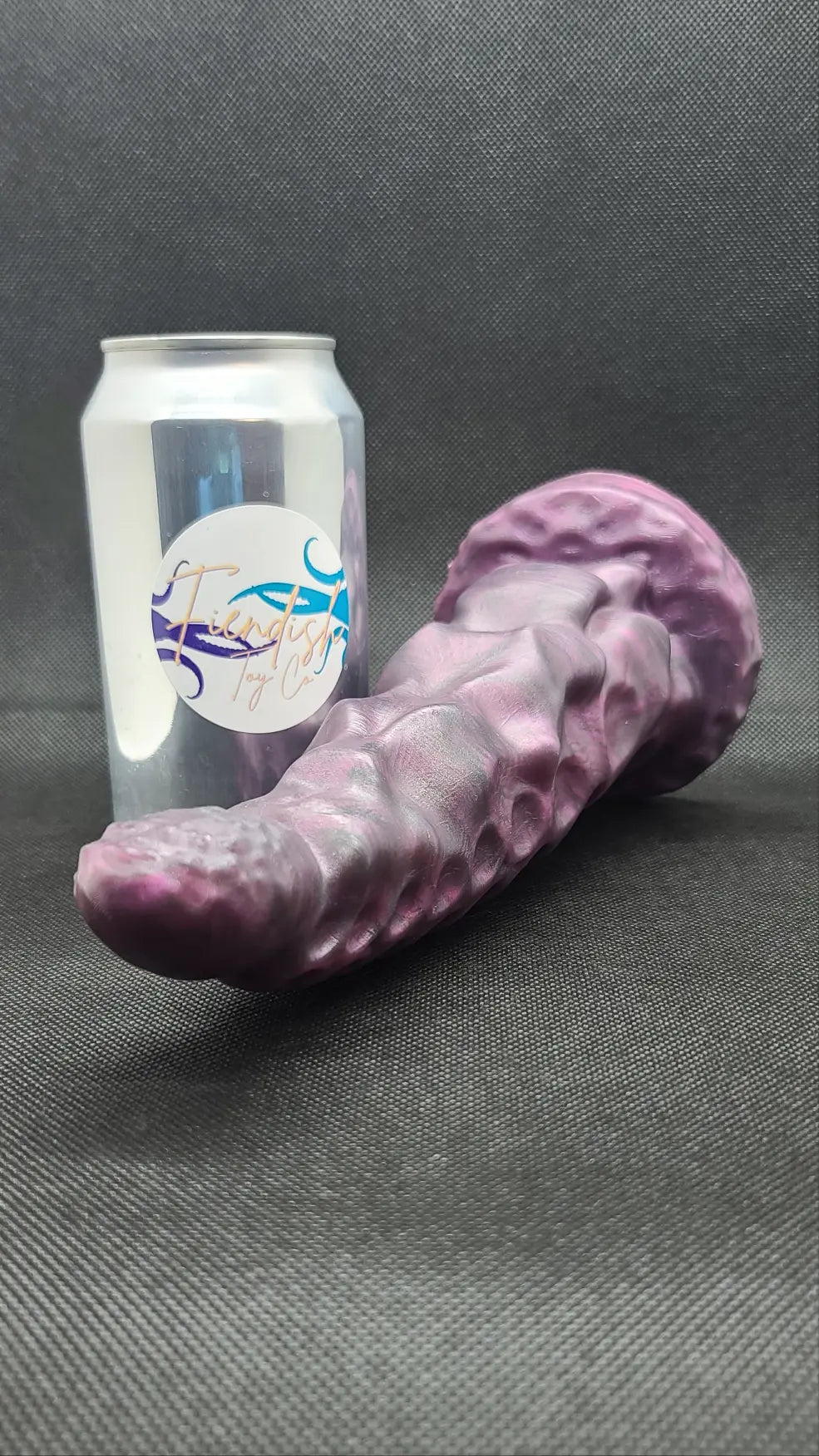 Killian - Large platinum cure silicone fantasy Adult sex toy. v2, See description. FiendishToyCo