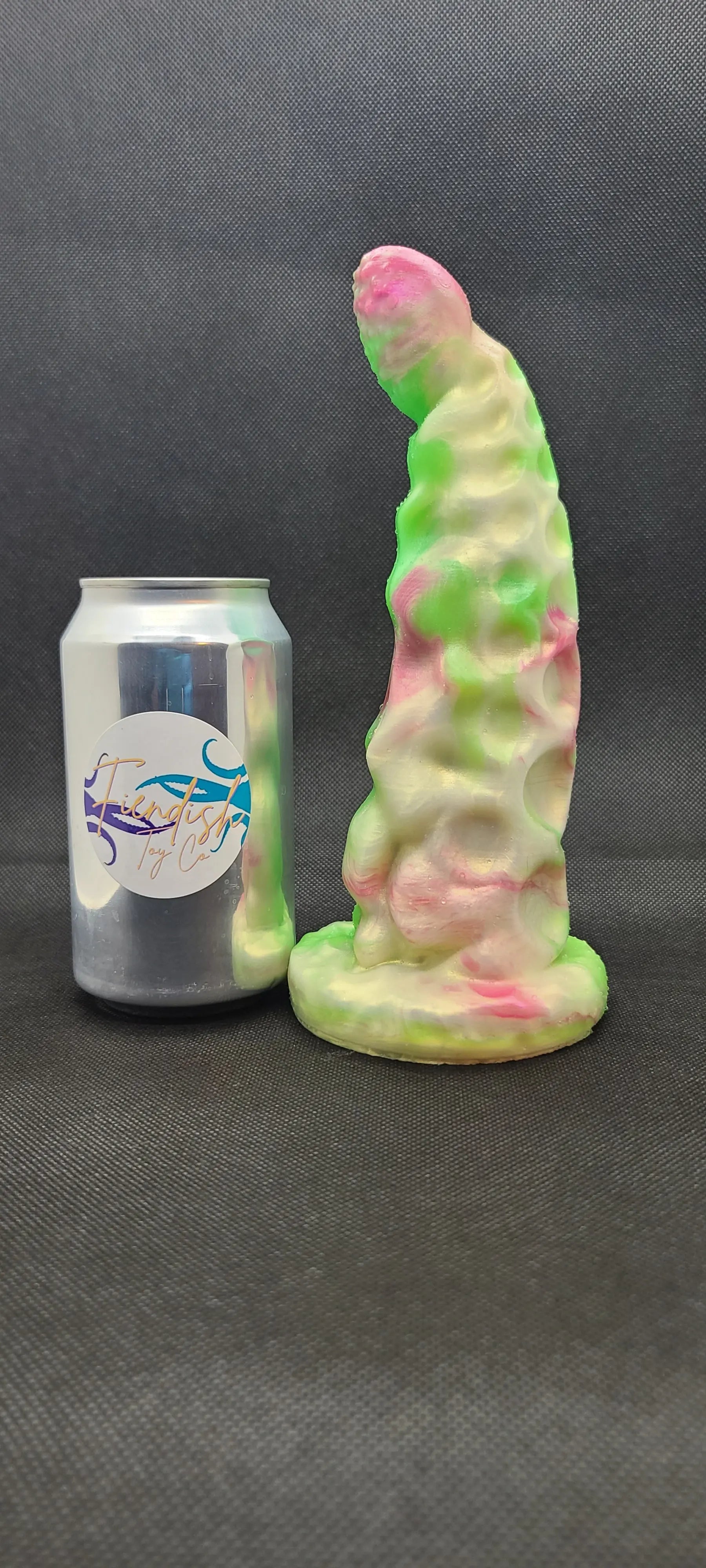 Killian - Large platinum cure silicone fantasy Adult sex toy. v2, See description. FiendishToyCo