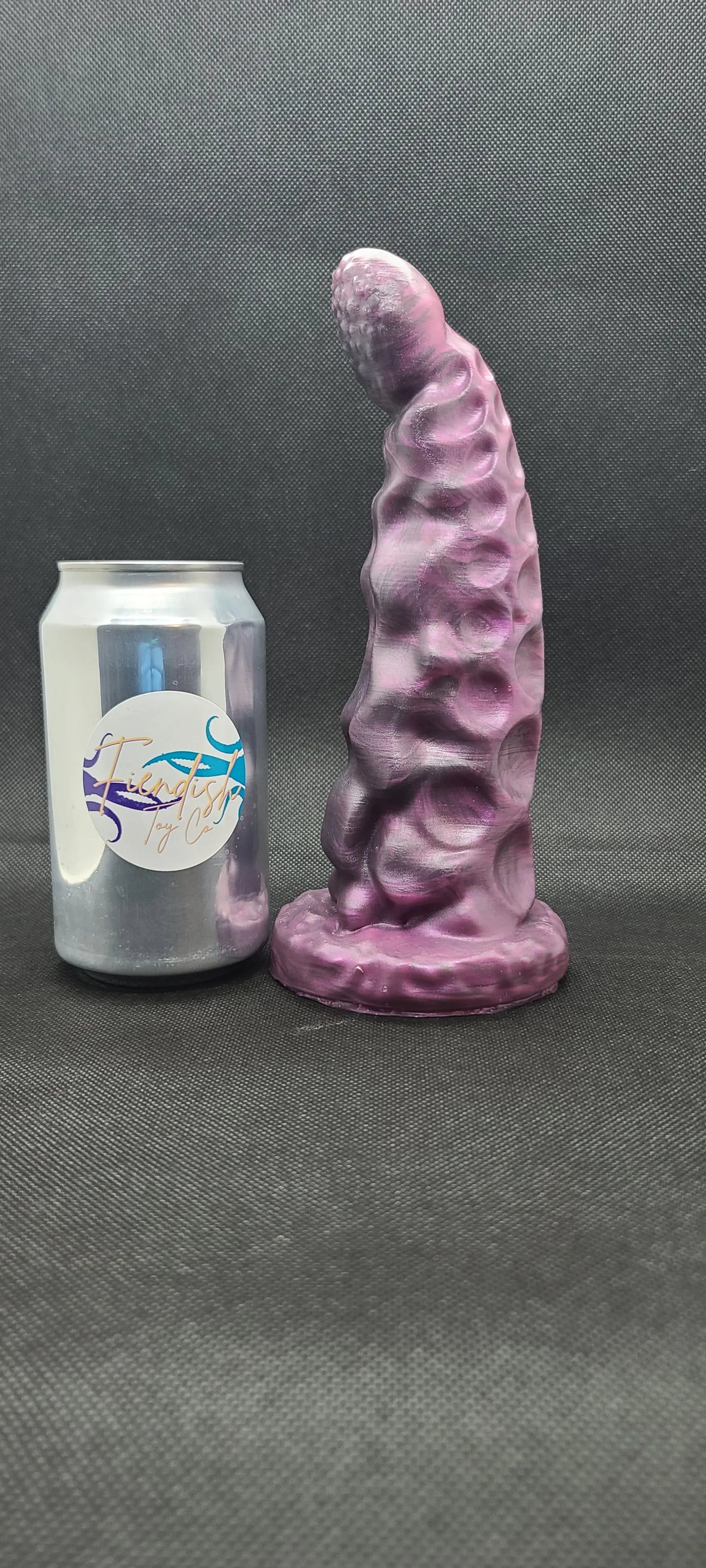 Killian - Large platinum cure silicone fantasy Adult sex toy. v2, See description. FiendishToyCo