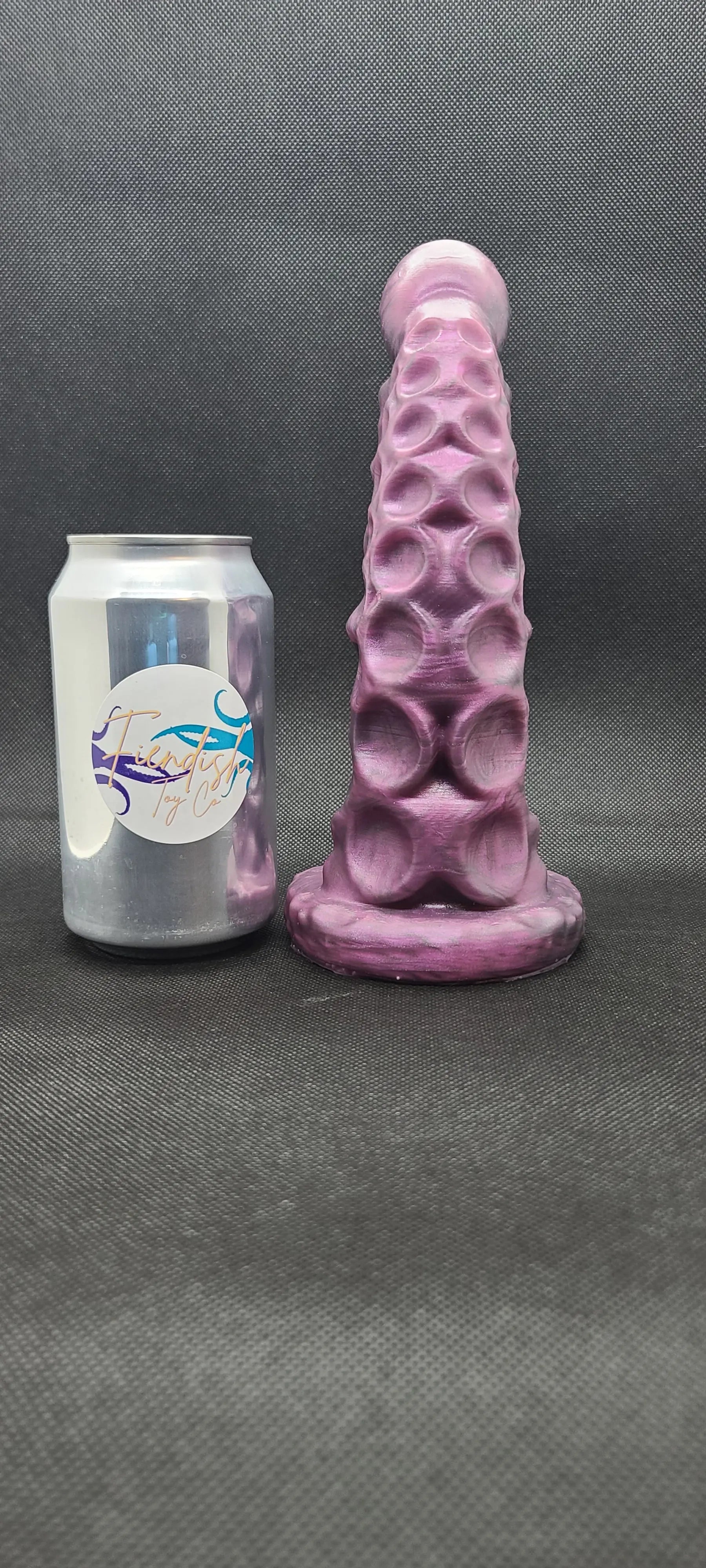 Killian - Large platinum cure silicone fantasy Adult sex toy. v2, See description. FiendishToyCo