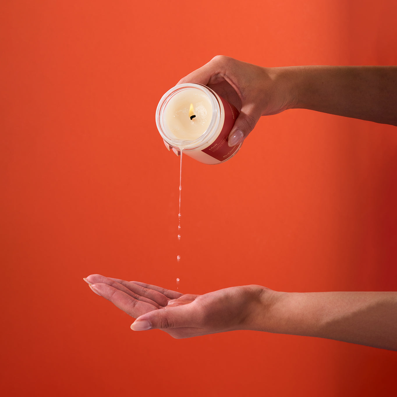 massage candle : melt