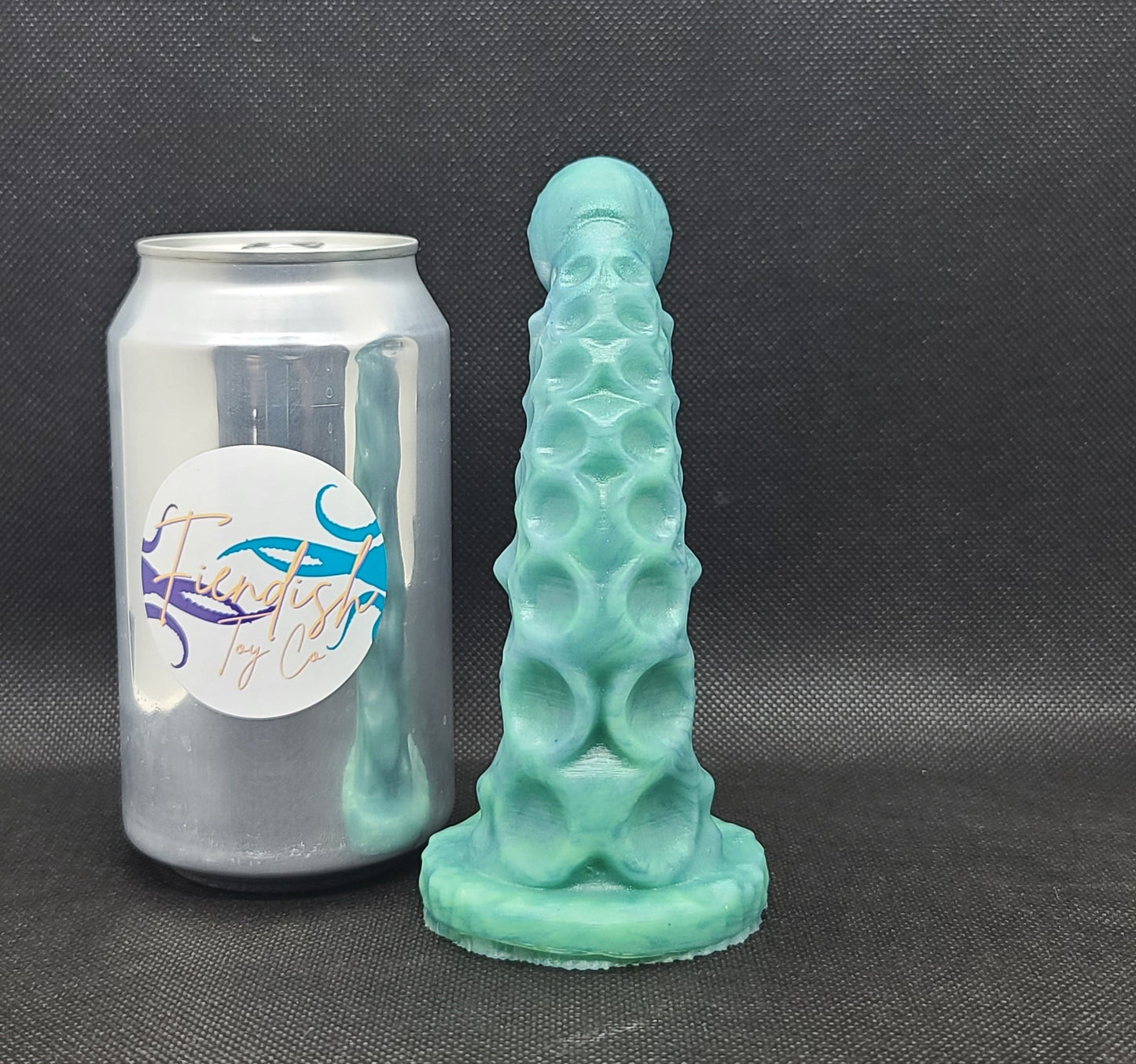 Killian - Small, platinum cure silicone adult fantasy sex toy. v2. Less than perfect