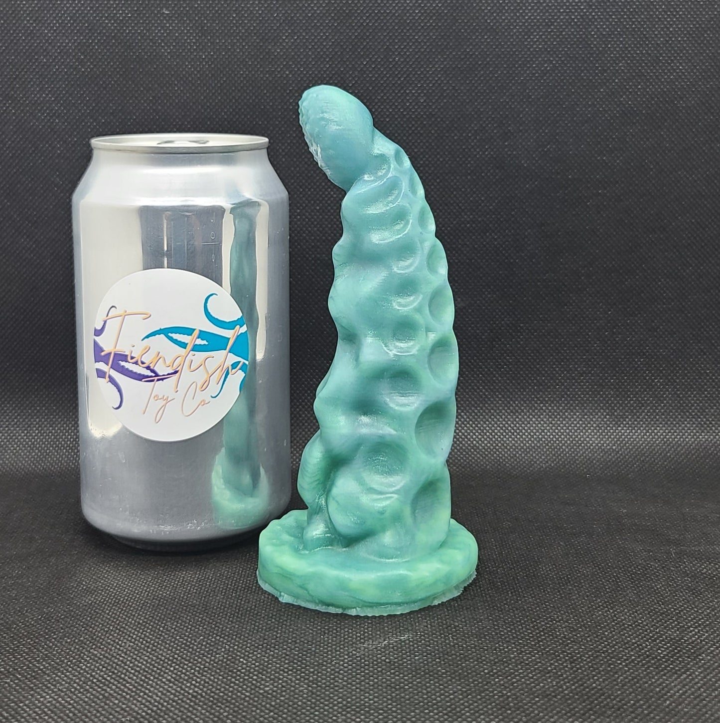 Killian - Small, platinum cure silicone adult fantasy sex toy. v2. Less than perfect